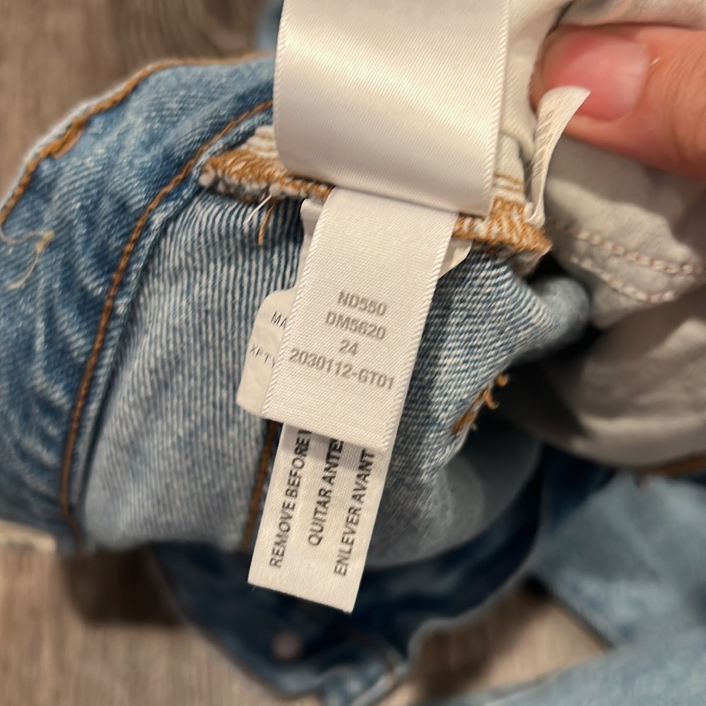 Madewell baggy straight jeans women’s size 24 - Picture 7 of 13